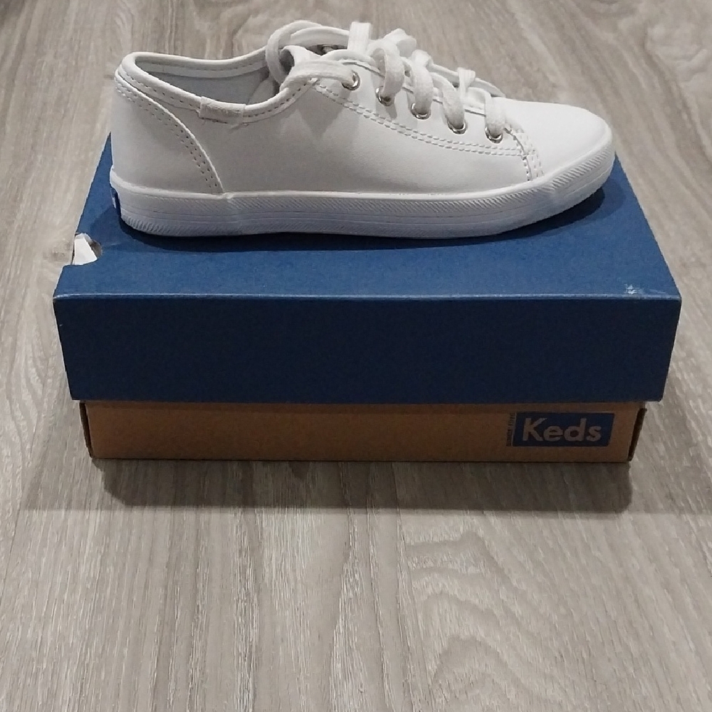 Keds Kids Girls White Sneakers Size 12.5